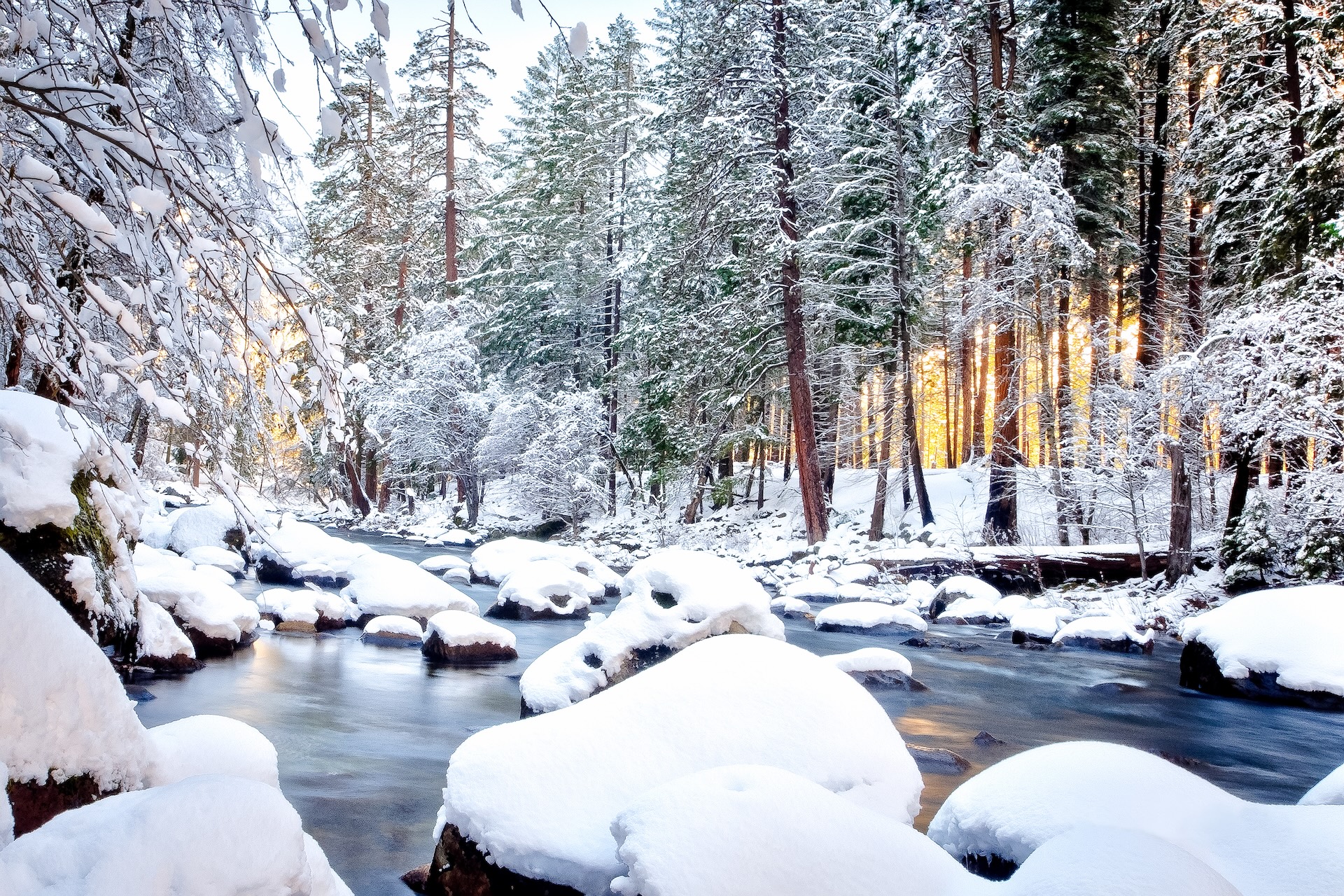 Snowy Merced River